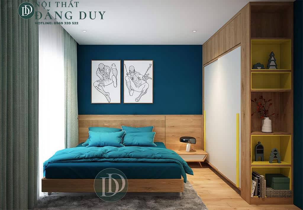Giường ngủ bằng gỗ sồi có độ bền lâu dài