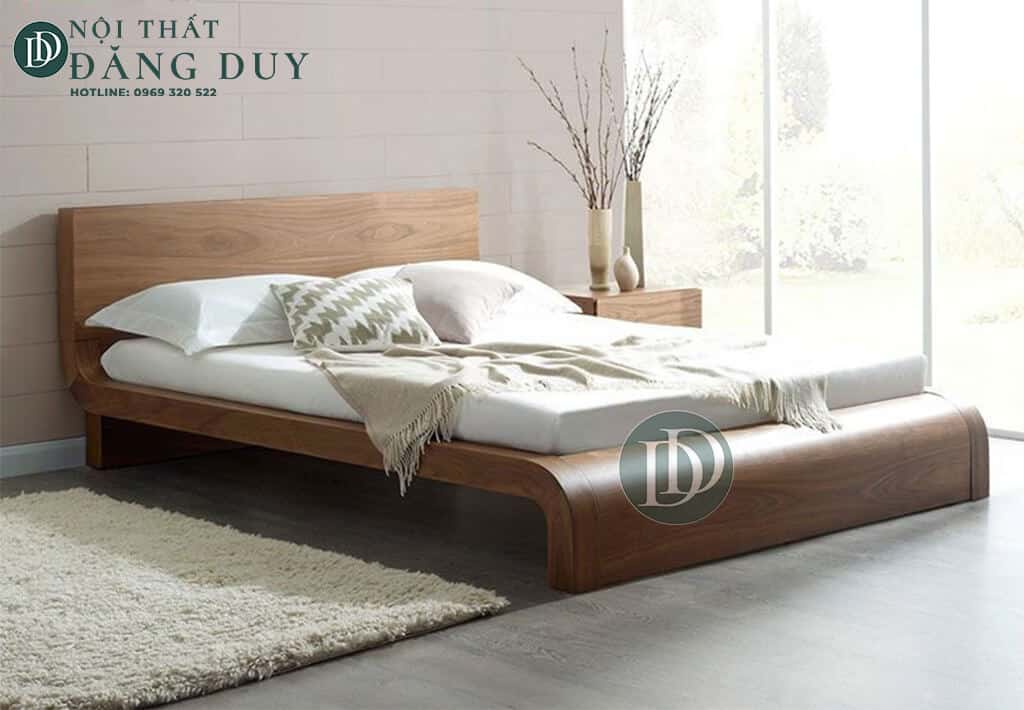 Giường ngủ gỗ sồi tân cổ điển